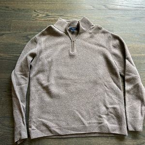 Men’s Faconnable Wool Half Zip Sweater